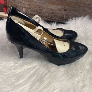 Merona Spike Heels Black Boardroom Chic Spike Heels Preppy Corpgore Size 9 1/2